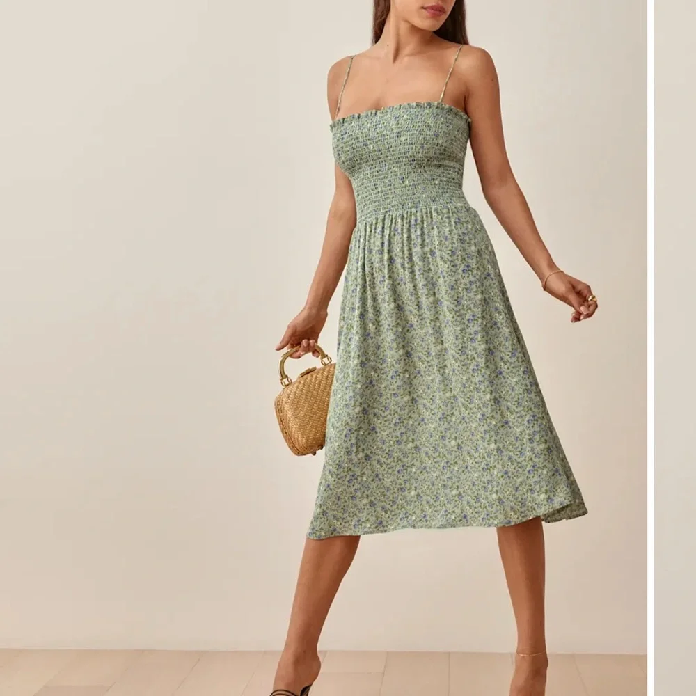 Reformation Sable Dress Sprite - Size M - Picture 1 of 4
